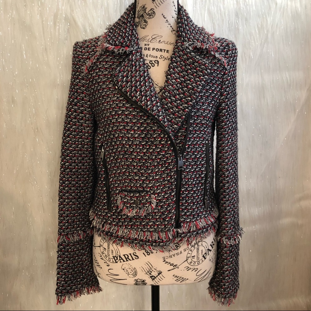 Zara TRF Tween Moto Zip Jacket